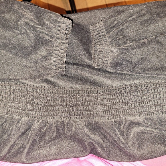 1980s Dee California S Black Aztec print womans long sleeve Oversized top - Picture 8 of 9